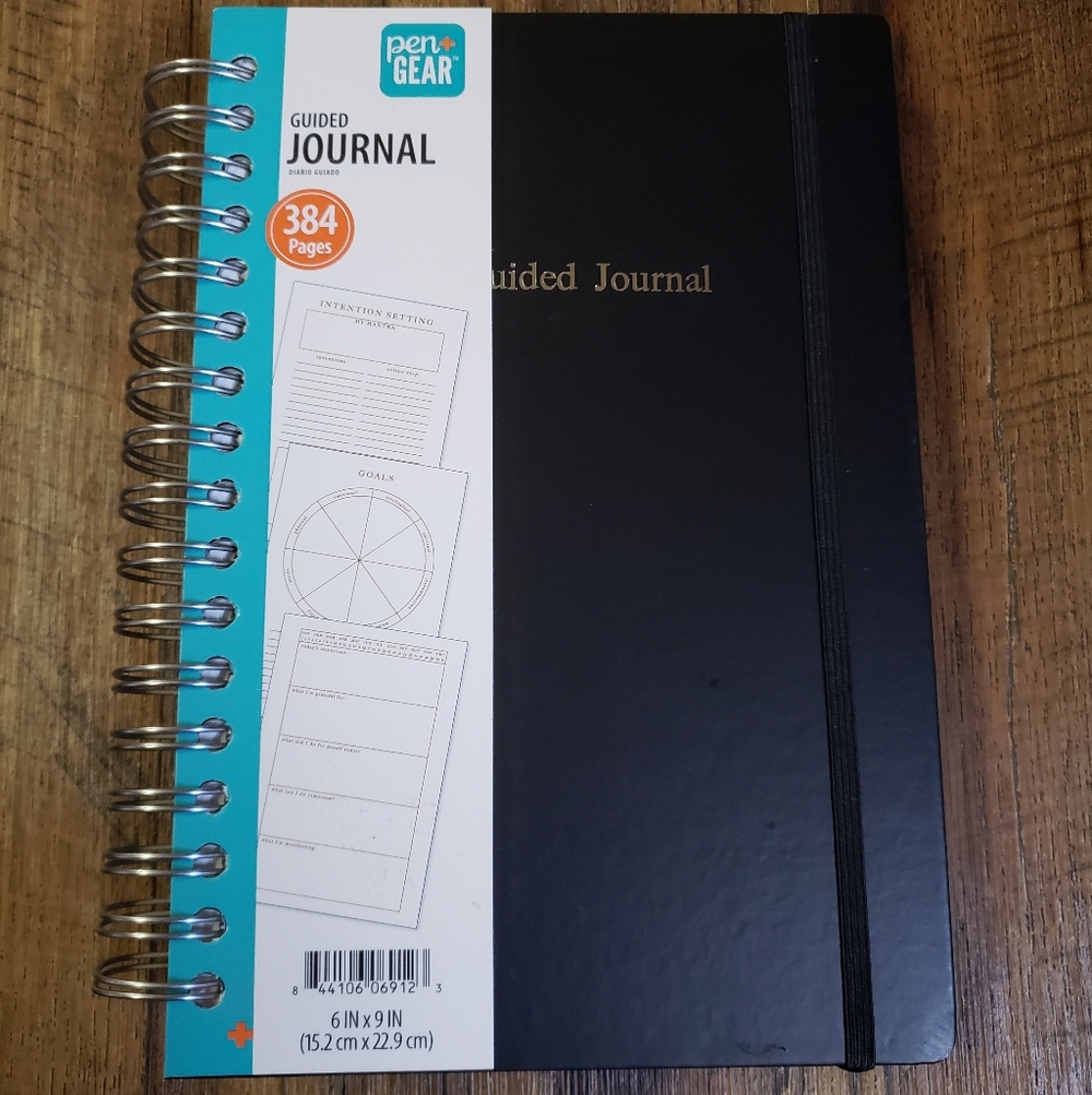 Pen+Gear Guided Journal - Black Cover
